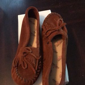 Brown suede Moccasins